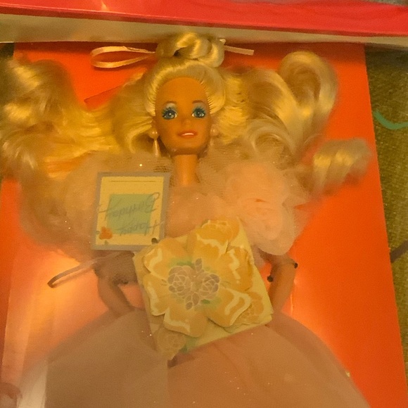 Vintage Mattel Barbie Birthday Surprise Box 1991 #3679- Pink - Picture 6 of 7